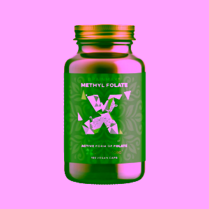BrainMax Methyl folate Kyselina listová v aktivní formě 400 mcg