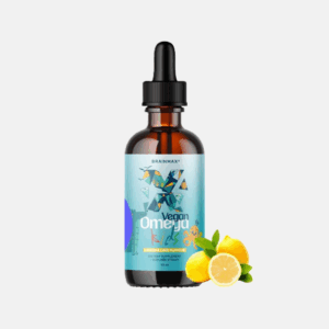 BrainMax Vegan Omega kids Omega-3 pro děti s citronovou příchutí