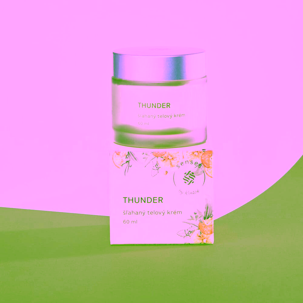 Kvitok Šlehaný tělový krém Senses Thunder