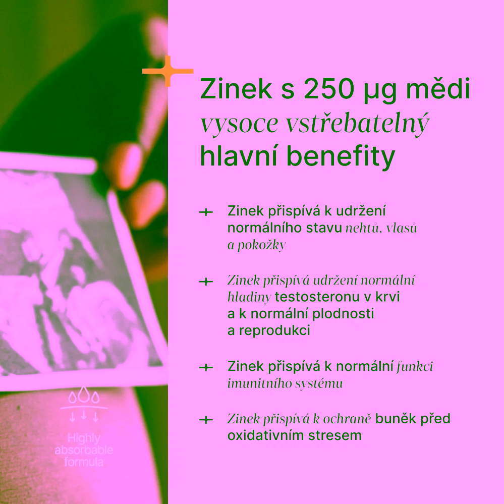 Trime Zinek chelát 15 mg + měď