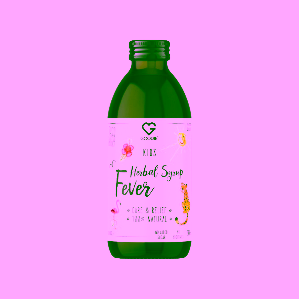 Goodie Dětský bylinný sirup Regenerace a úleva, teplota - Herbal syrup Fever for kids