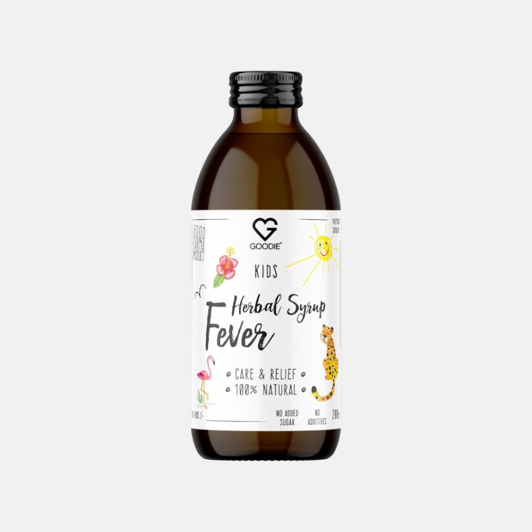 Goodie Dětský bylinný sirup Regenerace a úleva, teplota - Herbal syrup Fever for kids