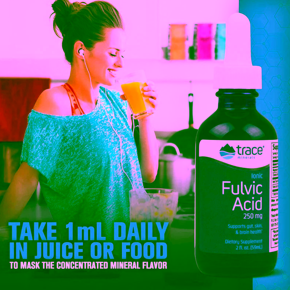 Trace Minerals Ionic Fulvic Acid Ionizovaná kyselina fulvová