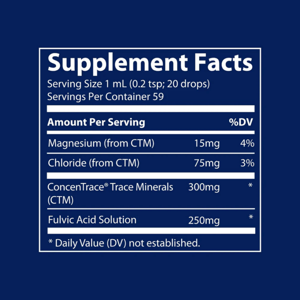 Trace Minerals Ionic Fulvic Acid Ionizovaná kyselina fulvová