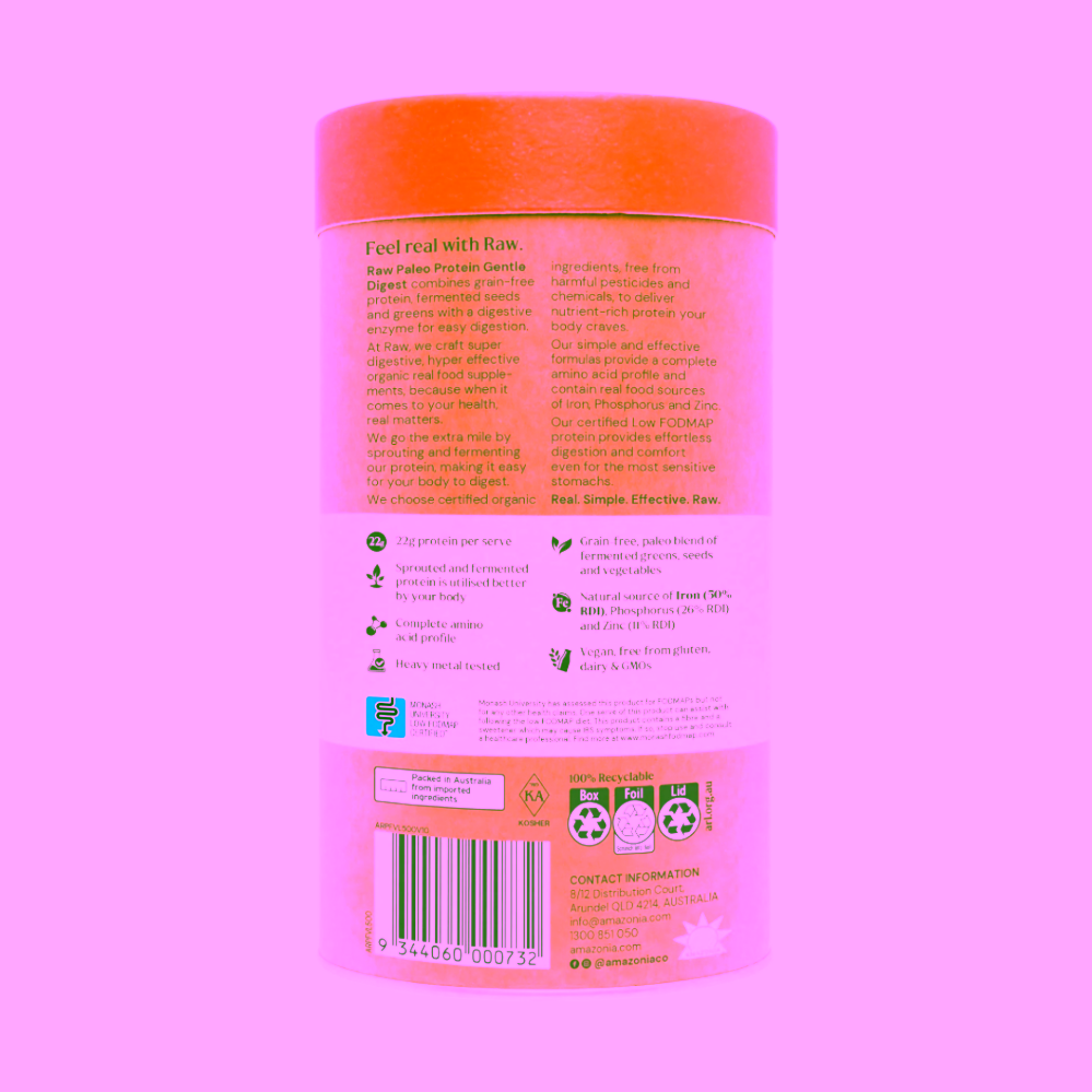 Amazonia Raw Protein Gentle Digest Vanilka