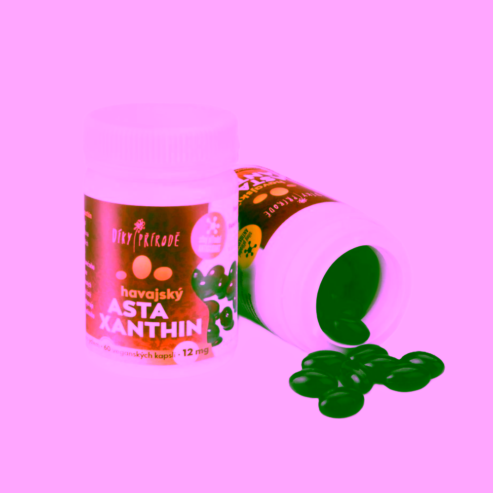 Díky přírodě Havajský astaxanthin Vegan 12 mg