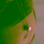 Ilado Bow Pregnancy Necklace těhotenská bola
