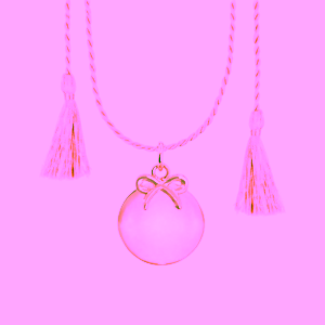 Ilado Bow Pregnancy Necklace těhotenská bola