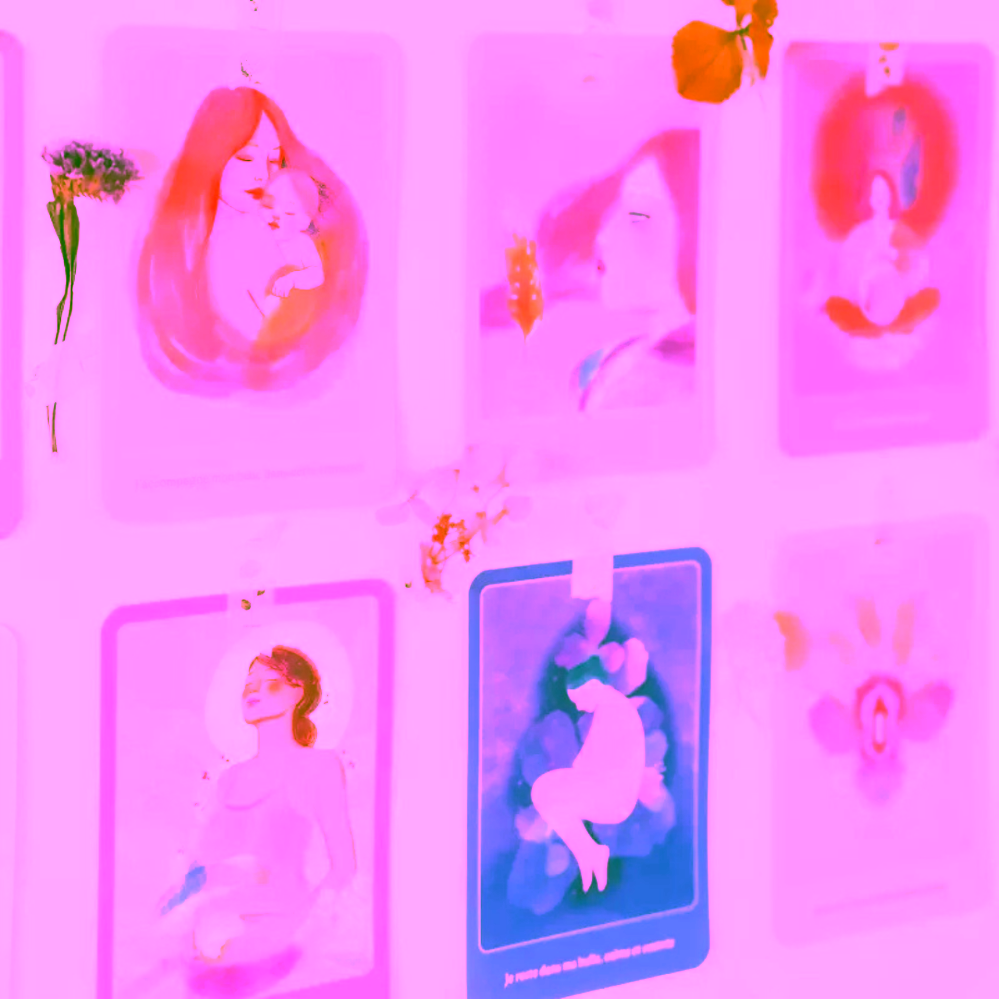 Ilado Positive Affirmation Cards for Birth Afirmační karty pro pozitivní porod