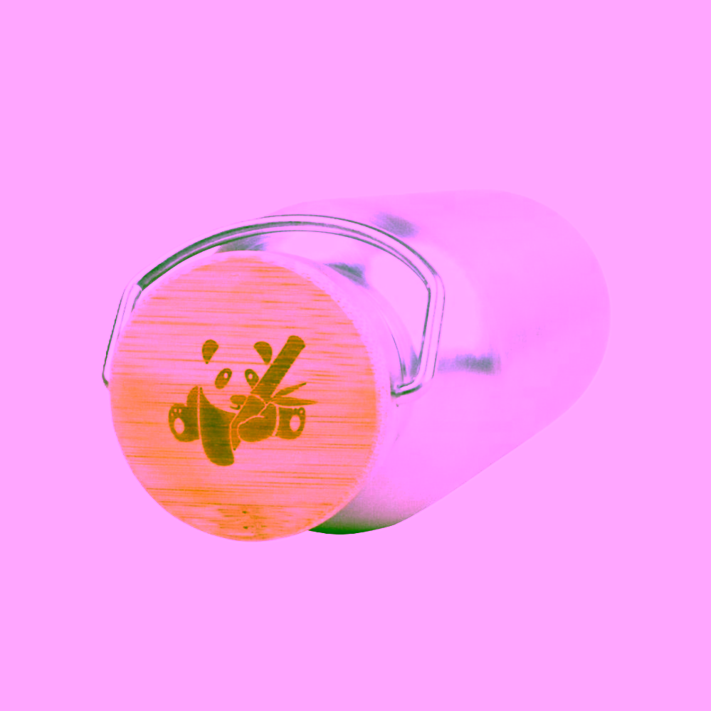 Pandoo Nerezová termoska s bambusovým víčkem 1000 ml