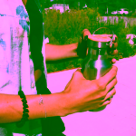 Pandoo Nerezová termoska s bambusovým víčkem 350 ml