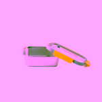 Pika Nerezový jídelní box 1 200 ml se skleněným víkem (PKMS1200)