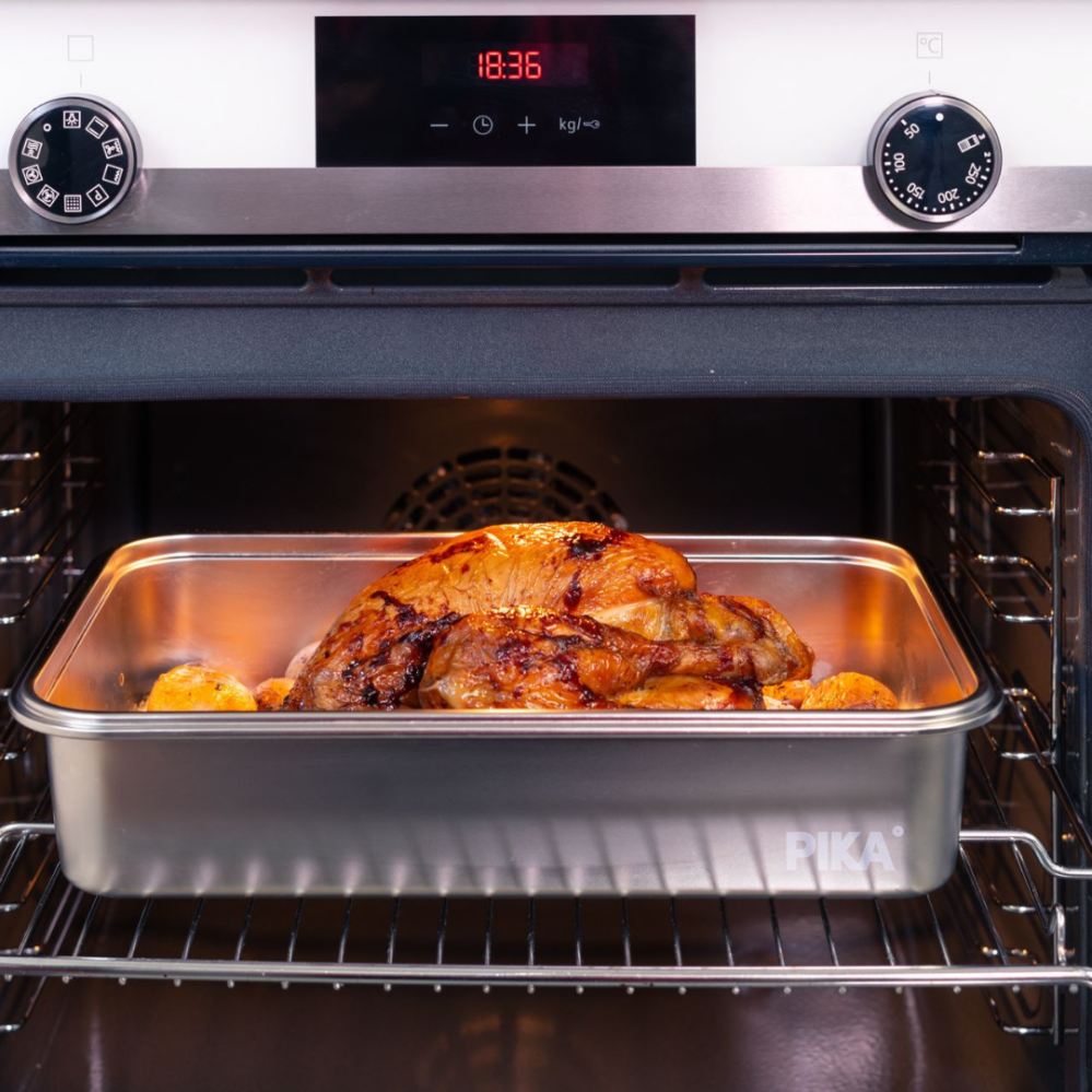 Pika Nerezový jídelní box 1 780 ml se skleněným víkem (PKMS1780)