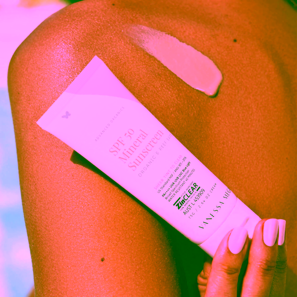 Vanessa Megan Opalovací krém SPF 50 Mineral Sunscreen Organic & Reef Safe