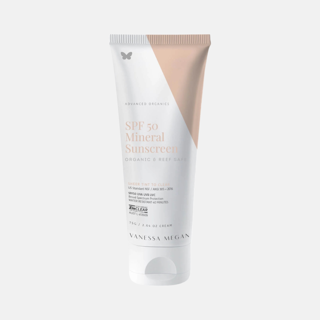 Opalovací krém SPF 50 Mineral Sunscreen - Organic & Reef Safe