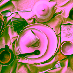 Bloomingville Louisa kameninový talíř 27 cm