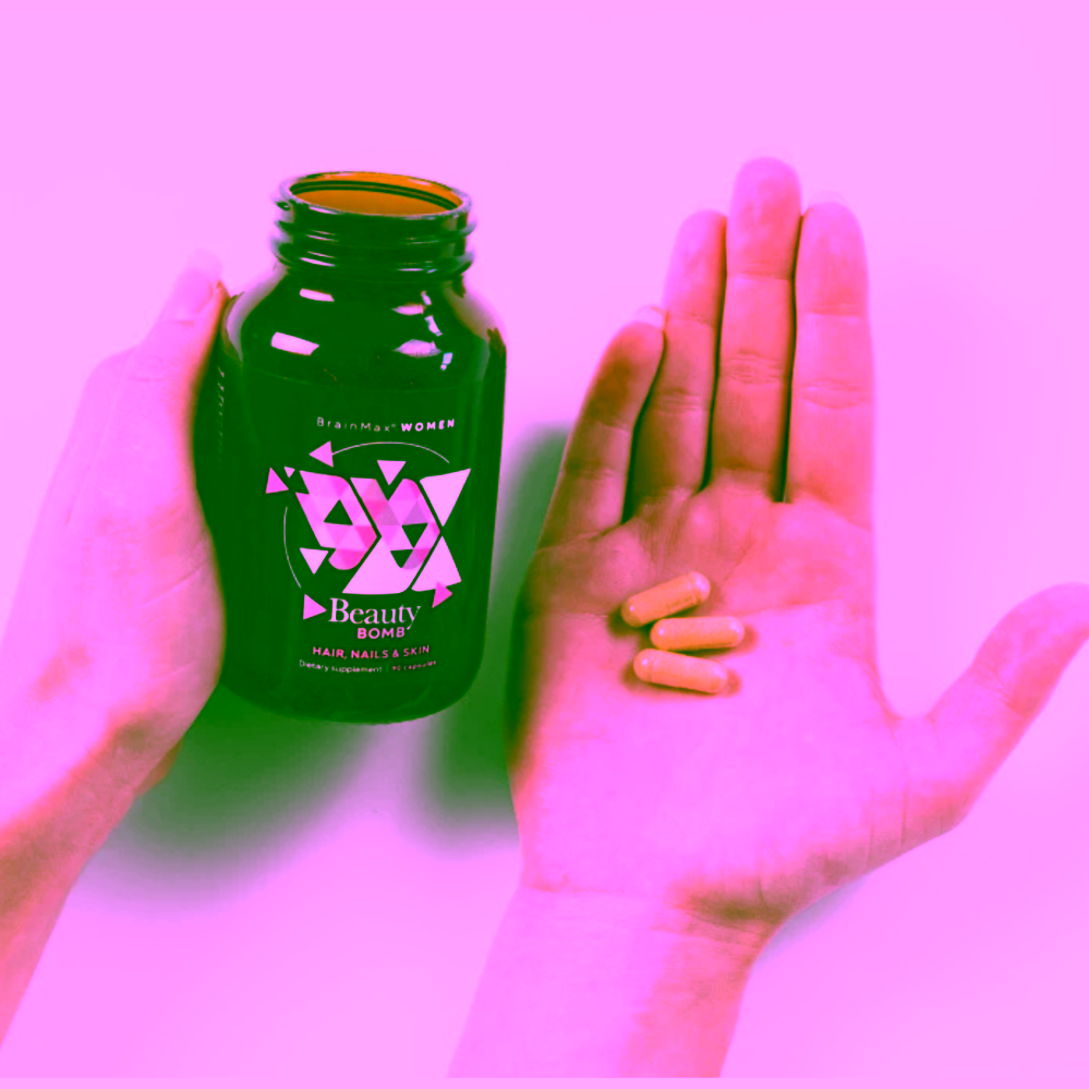 BrainMax Women Beauty Bomb, vlasy, nehty, pleť