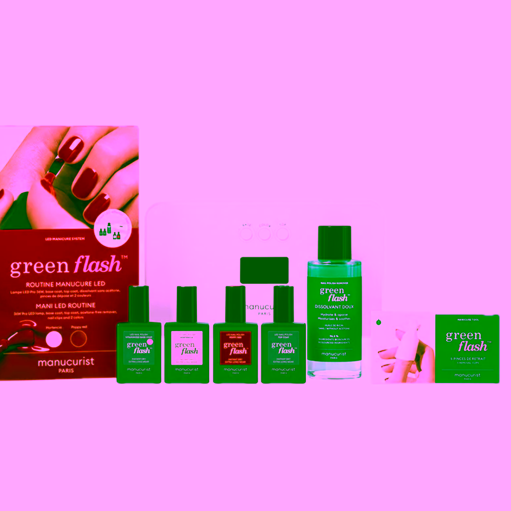 Manucurist Green Flash Kit PRO 36W Poppy Red & Hortencia