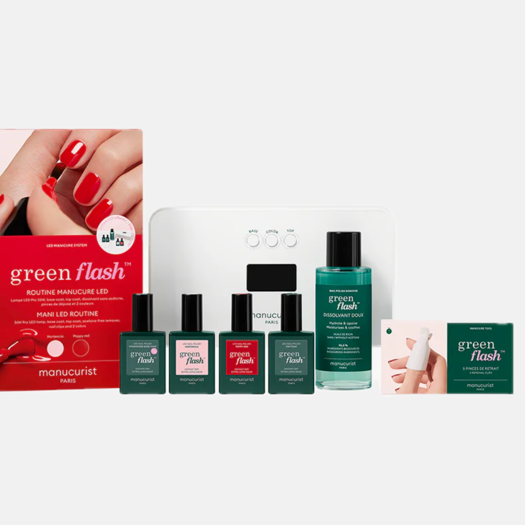 Manucurist Green Flash Kit PRO 36W Poppy Red & Hortencia