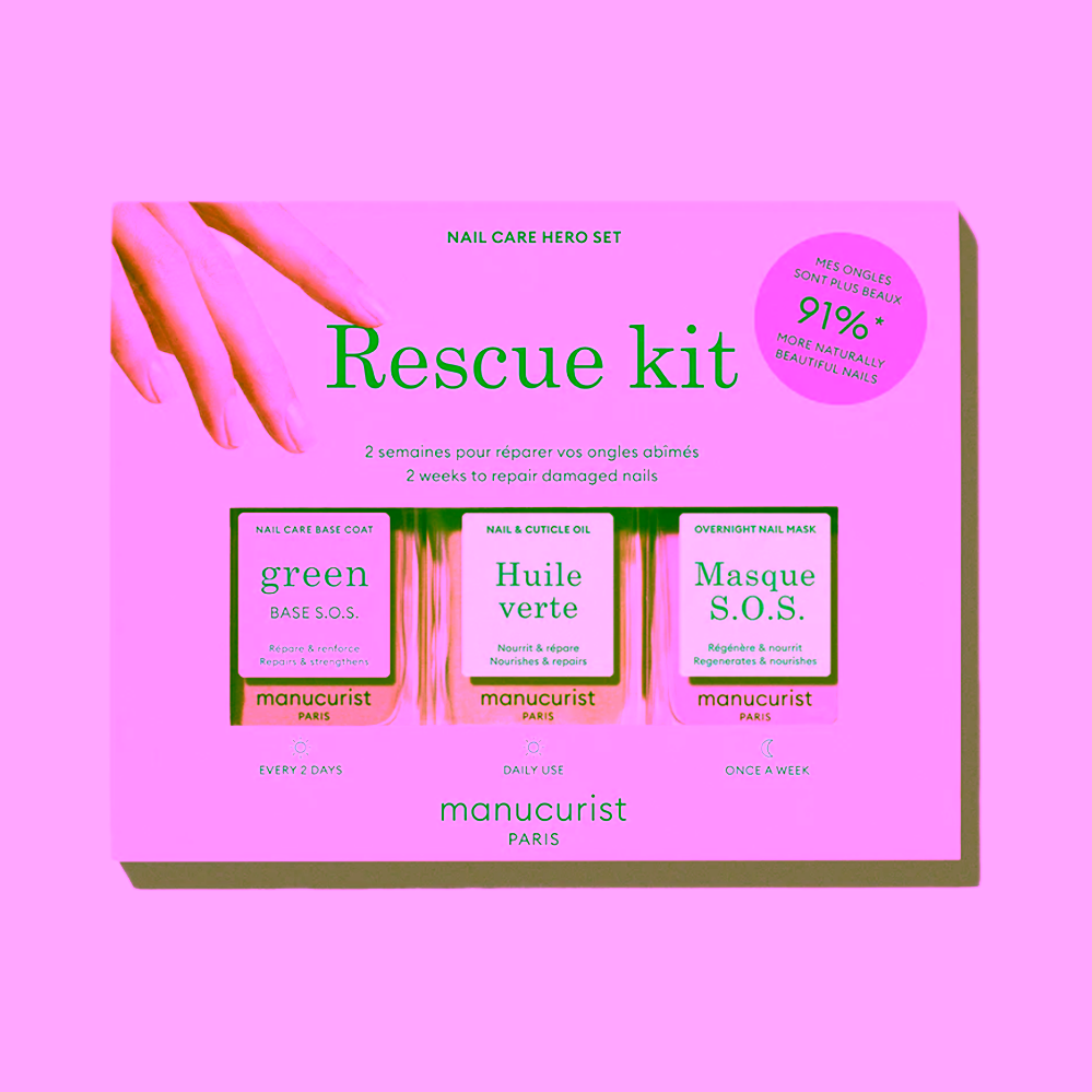 Manucurist Rescue Kit Sada intenzivního ošetření pro poškozené nehty
