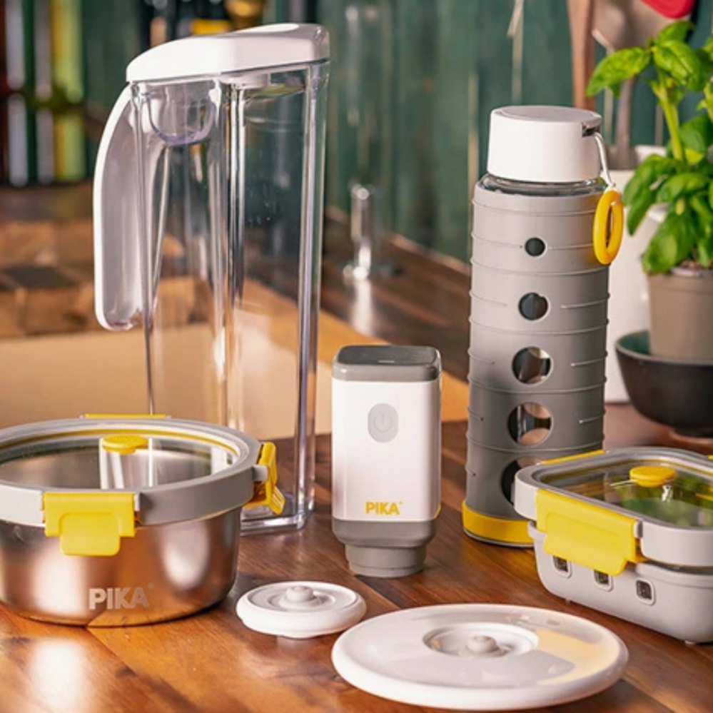 Pika Vakuovací elektrická pumpa + 5 ks ventilků na vakuování (PKEVP)