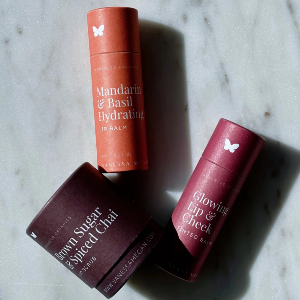 Vanessa Megan Peeling na rty Brown Sugar & Spiced Chai Lip Scrub