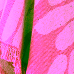 Bloomingville Alk bavlněný přehoz růžový