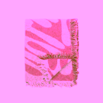 Bloomingville Alk bavlněný přehoz růžový