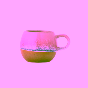 Bloomingville Paula kameninový hrnek na espresso Rose