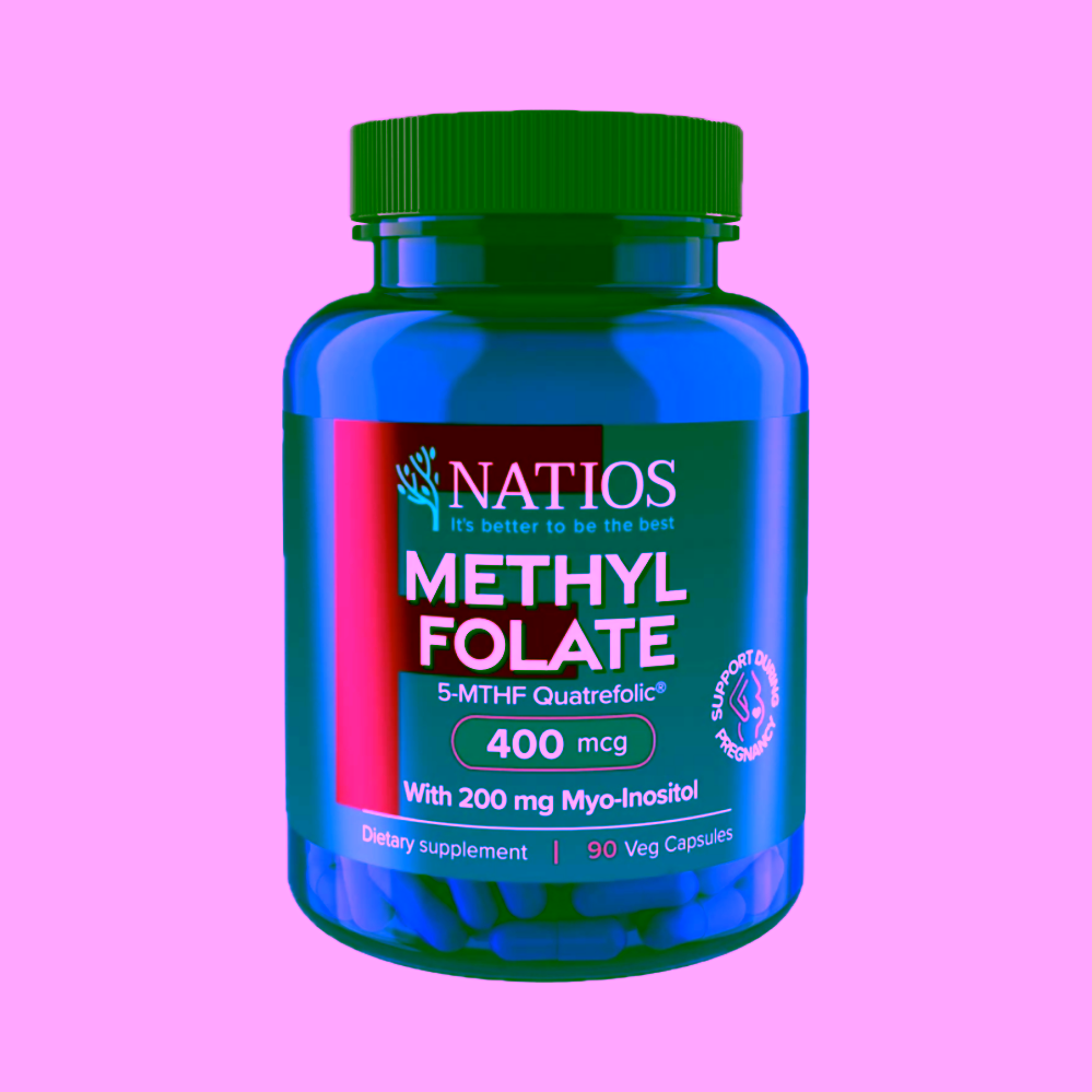 Natios Methyl Folate Aktivní kyselina listová 400 mcg