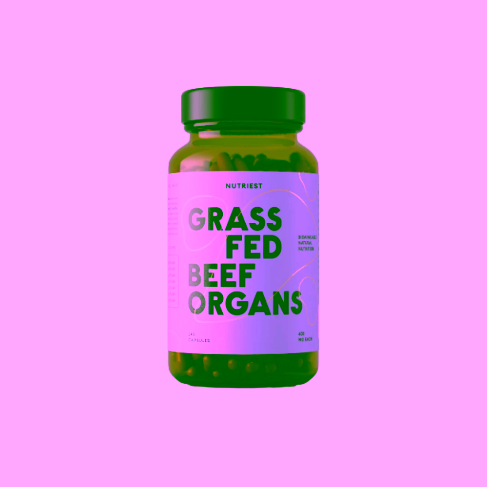 Nutriest Grass Fed Desiccated Beef Organ Complex Hovězí orgánový komplex