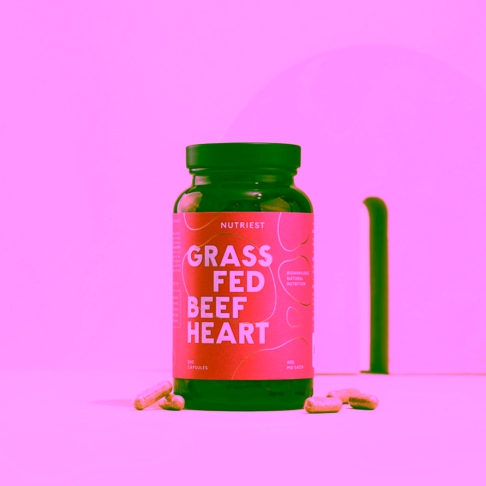 Nutriest Grass Fed Desiccated Beef Heart Hovězí srdce