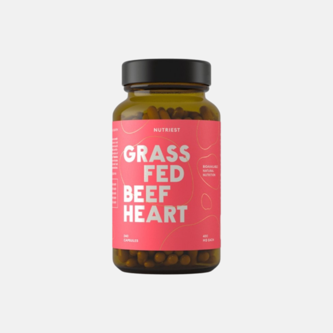 Nutriest Grass Fed Desiccated Beef Heart Hovězí srdce