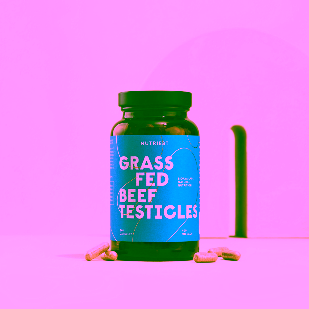 Nutriest Grass Fed Desiccated Beef Testicles Hovězí varlata