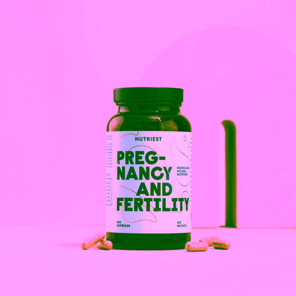 Nutriest Pregnancy and Fertility Grass Fed Hovězí orgány s kolostrem a ústřicemi