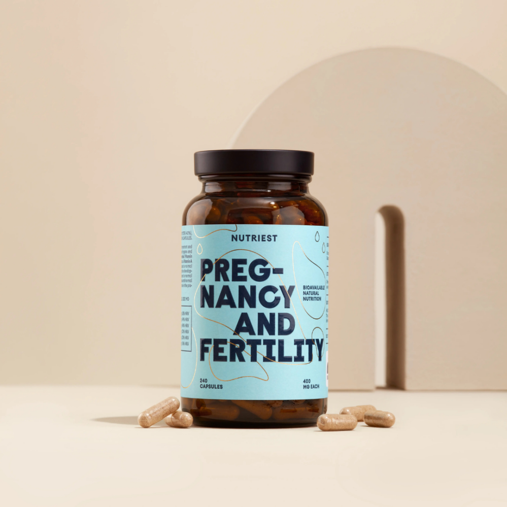 Nutriest Pregnancy and Fertility Grass Fed Hovězí orgány s kolostrem a ústřicemi