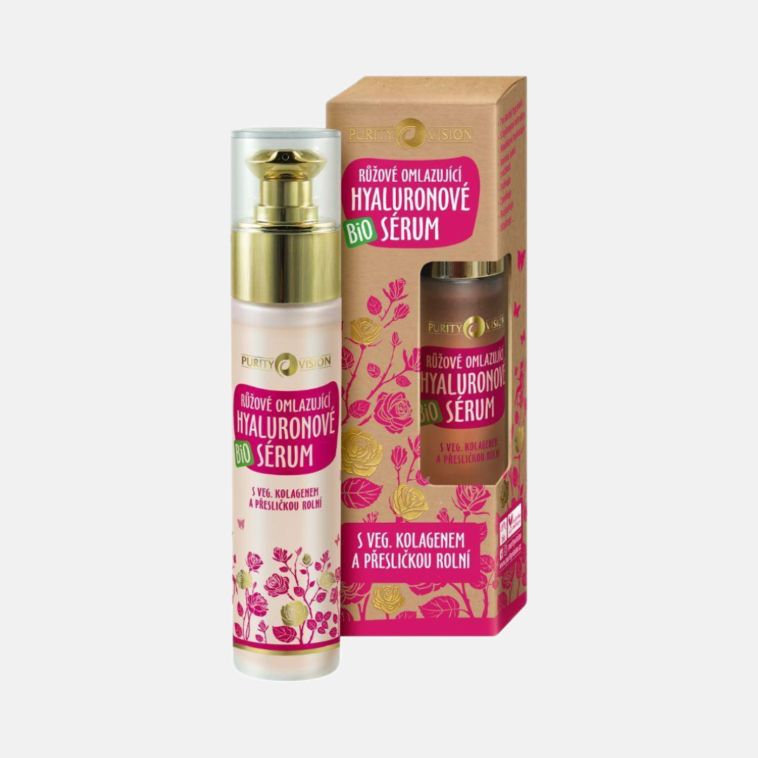 Purity Vision Bio Růžové omlazující hyaluronové sérum