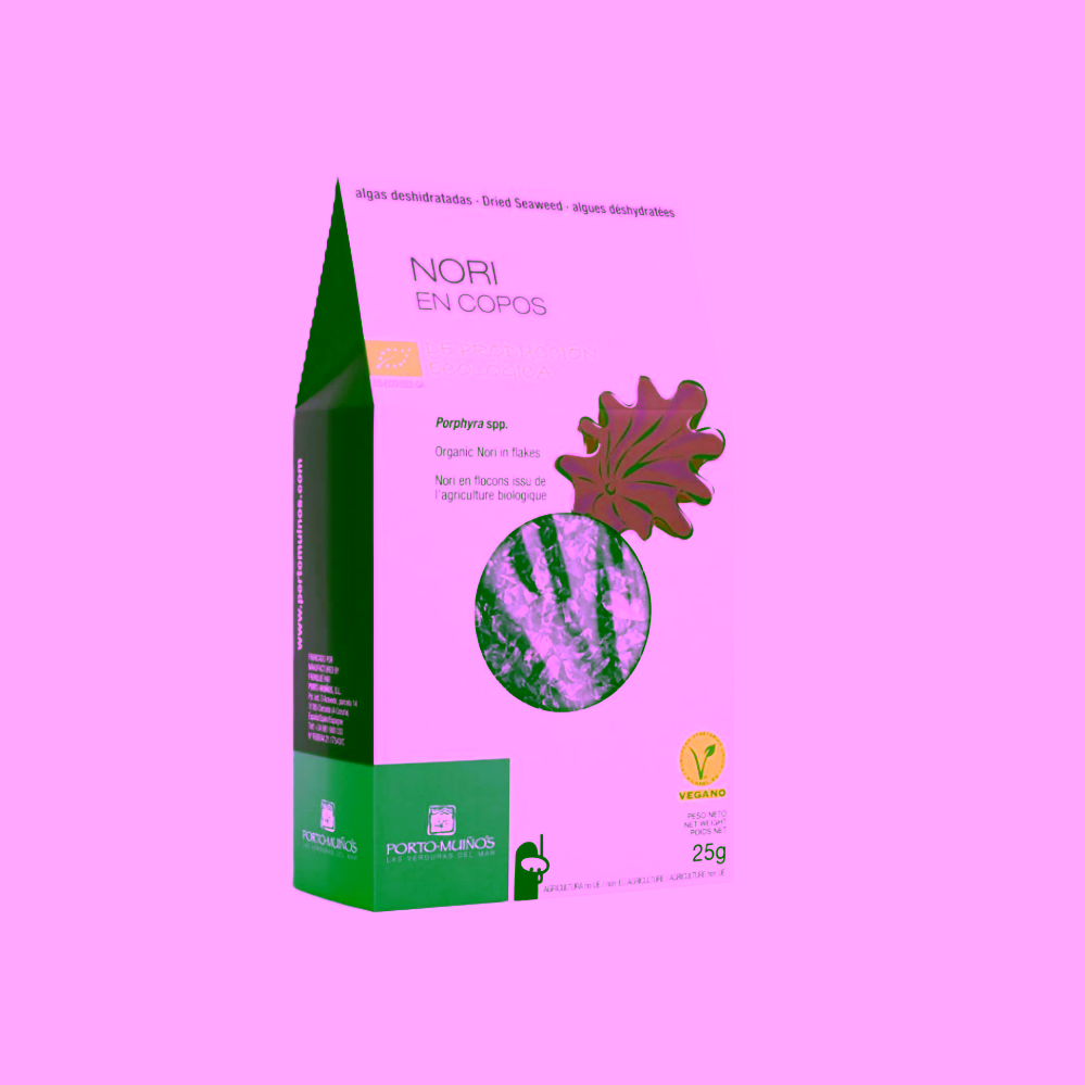 Porto-Muiños Bio Mořské řasy Nori vločky 25 g