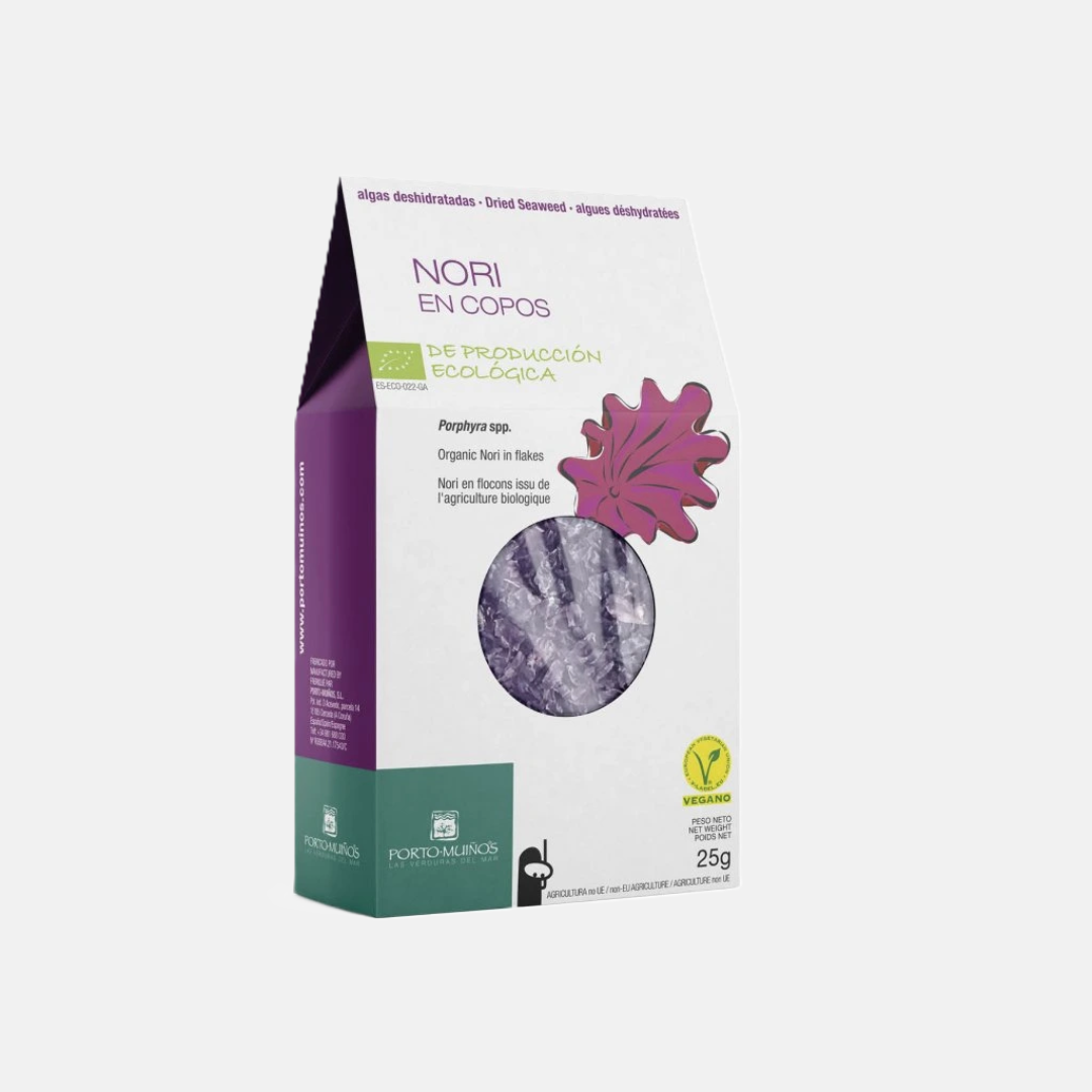Porto-Muiños Bio Mořské řasy Nori vločky 25 g