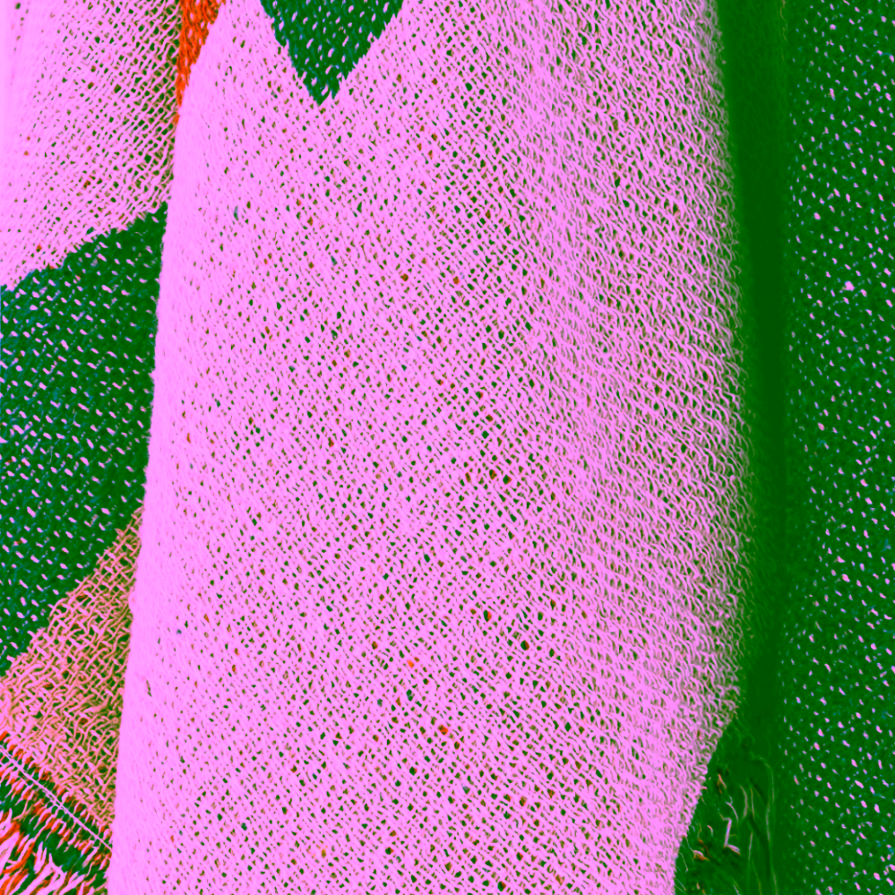 Bloomingville Clarita bavlněný přehoz oranžový