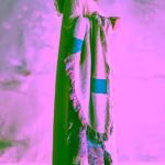 Bloomingville Clarita bavlněný přehoz oranžový