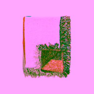 Bloomingville Clarita bavlněný přehoz oranžový