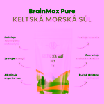BrainMax Pure Celtic Sea Salt Dry Keltská mořská sůl suchá