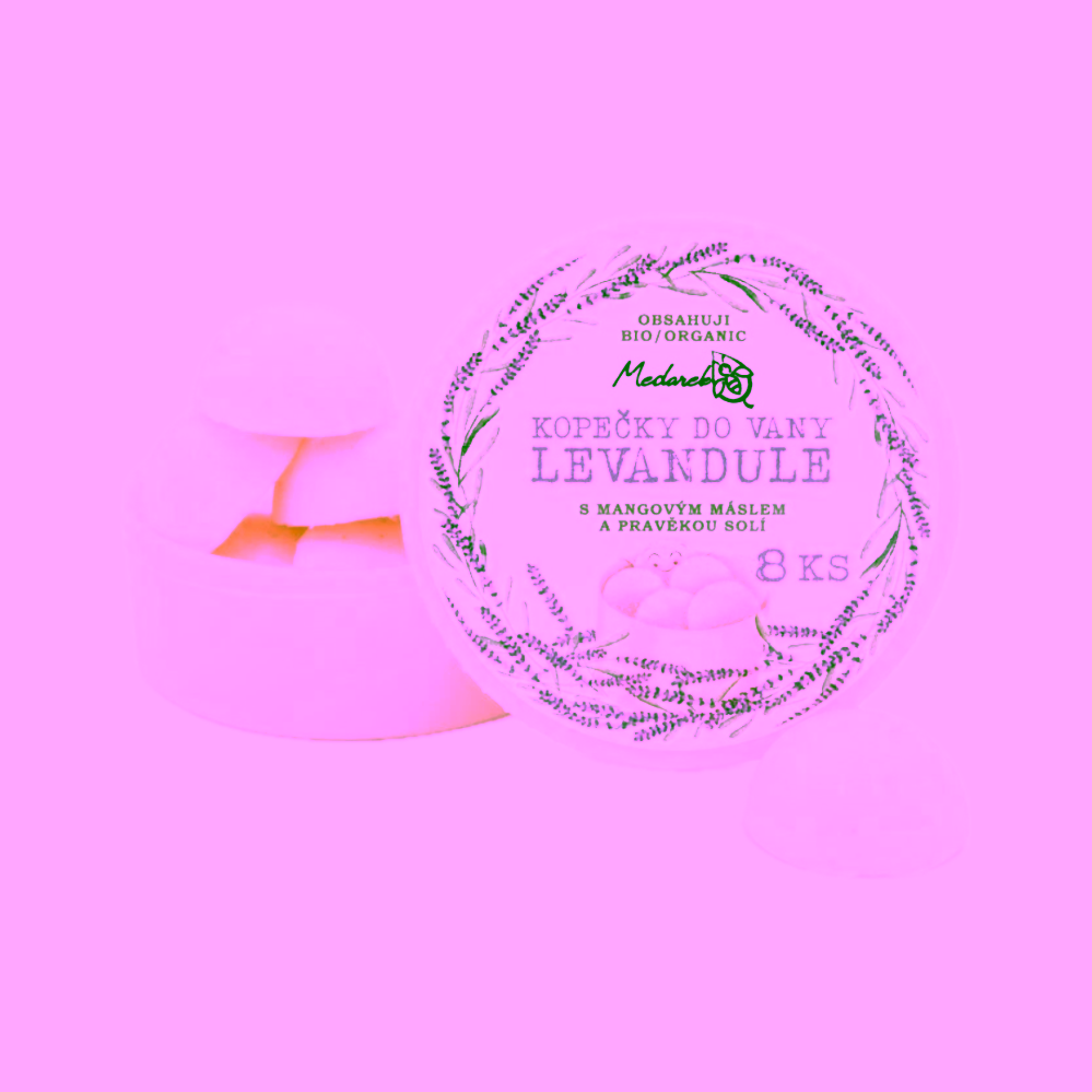 Medarek Kopečky do vany levandule 8 ks