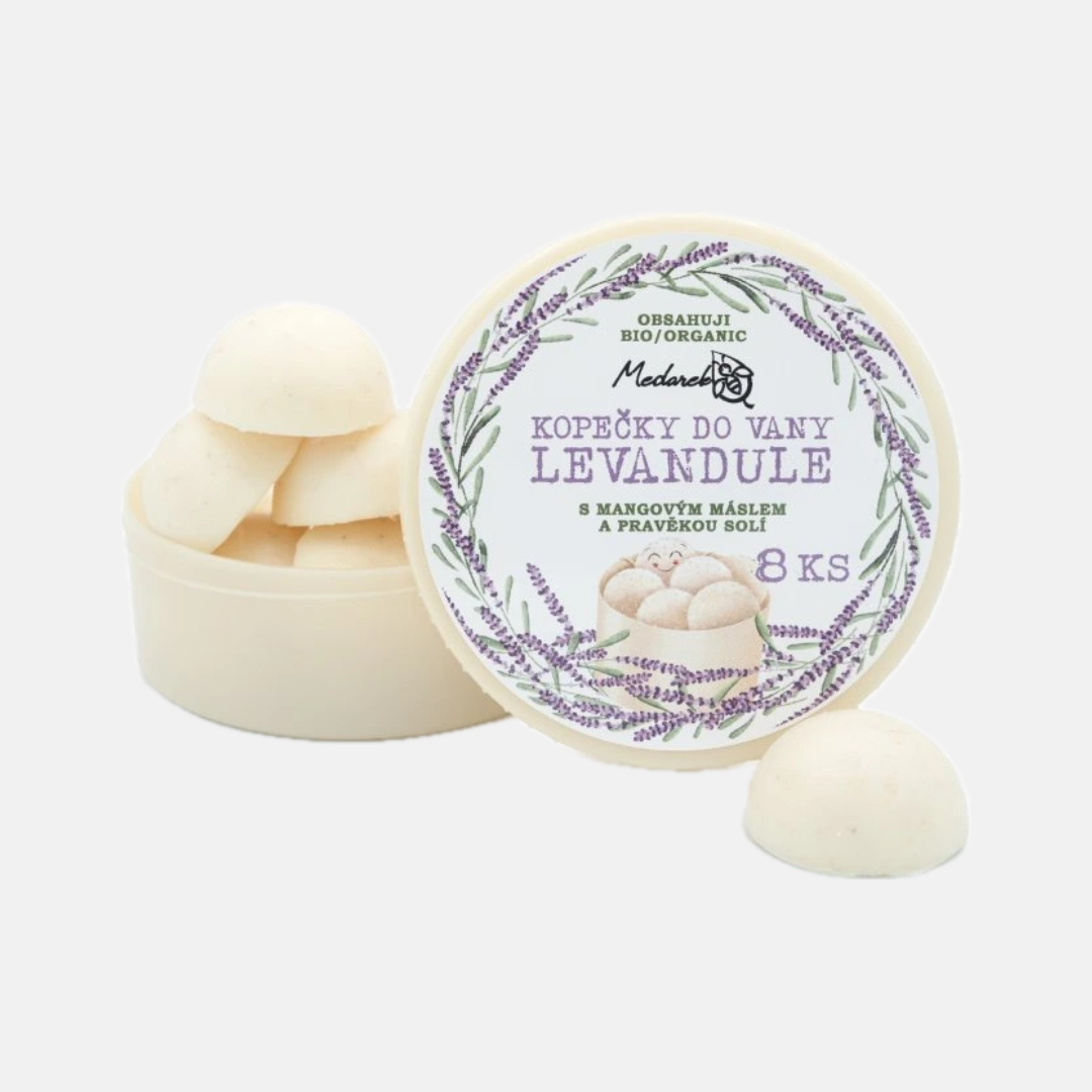 Medarek Kopečky do vany levandule 8 ks