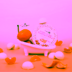 Medarek Kopečky do vany mandarinka 8 ks