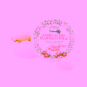 Medarek Kopečky do vany mandarinka 8 ks