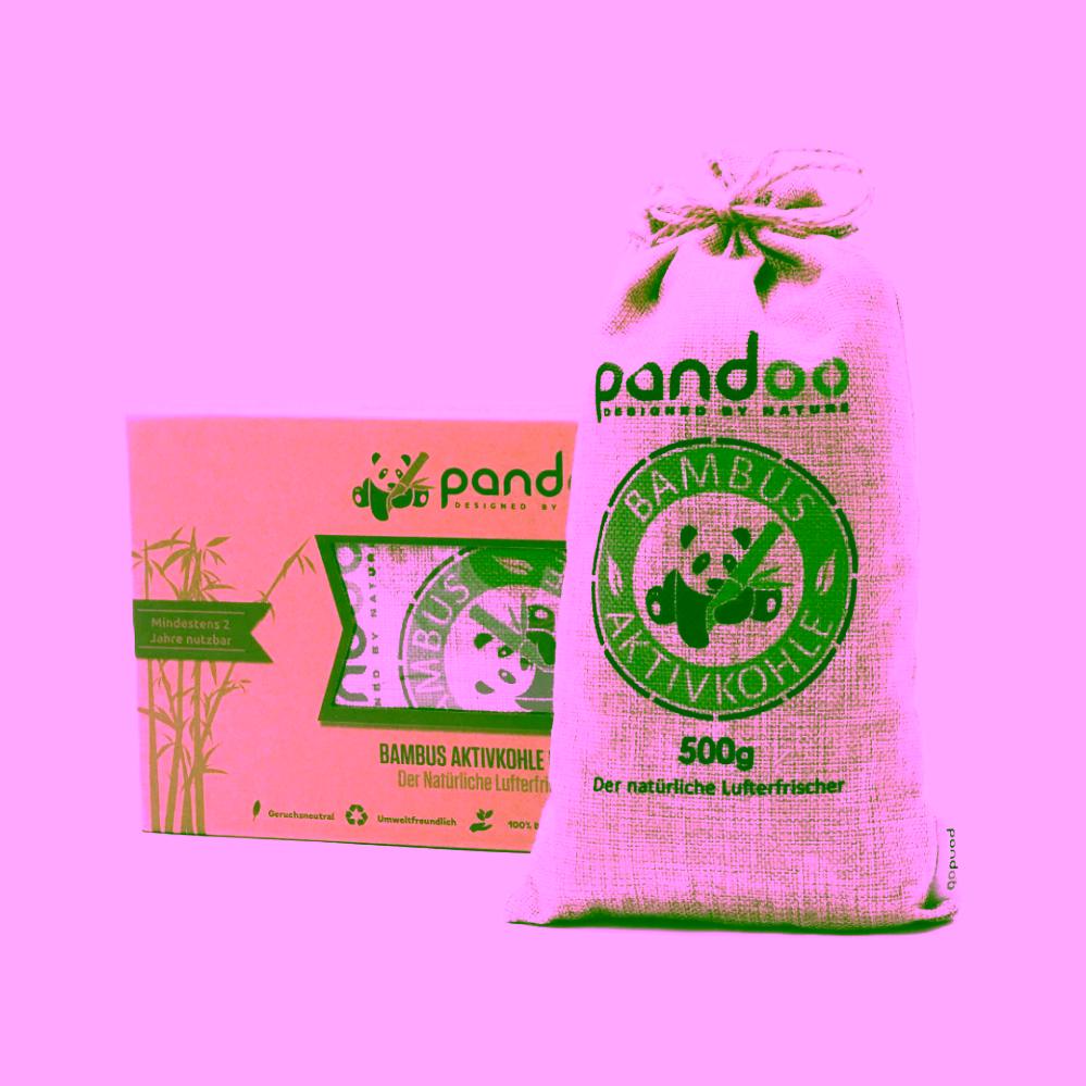 Pandoo Přírodní bambusový čistič vzduchu s aktivním uhlím 1x500 g