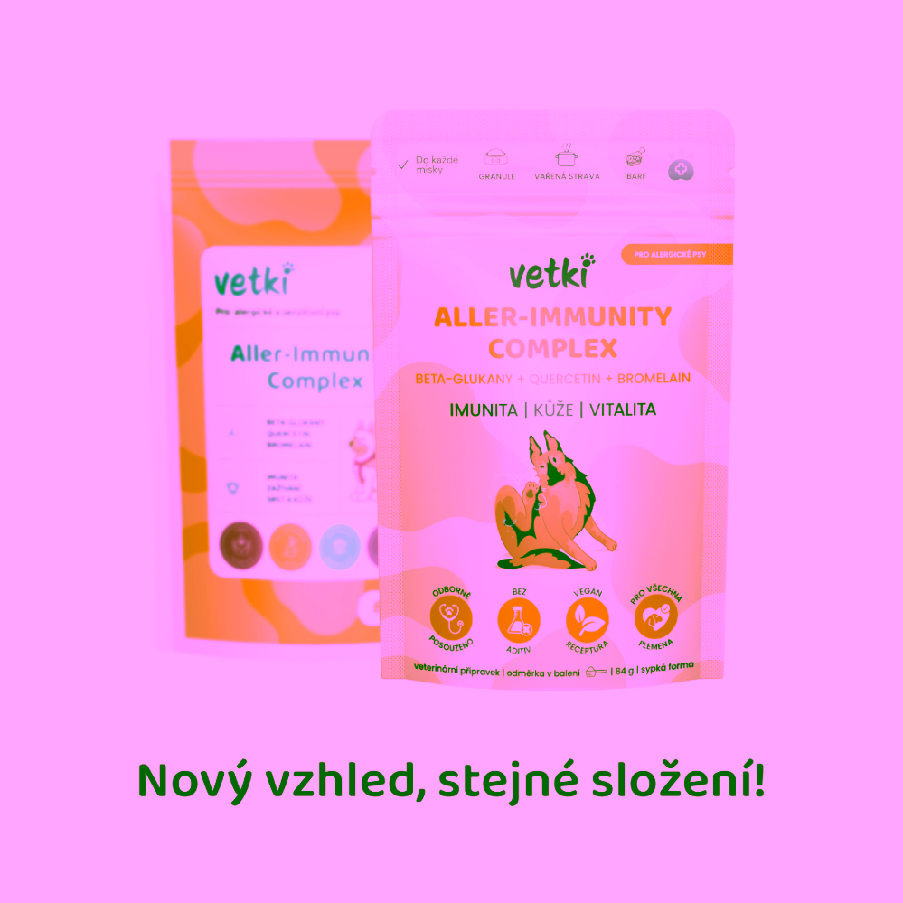 Vetki Aller-Immunity Complex Komplex imunita, zažívání, srst a kůže