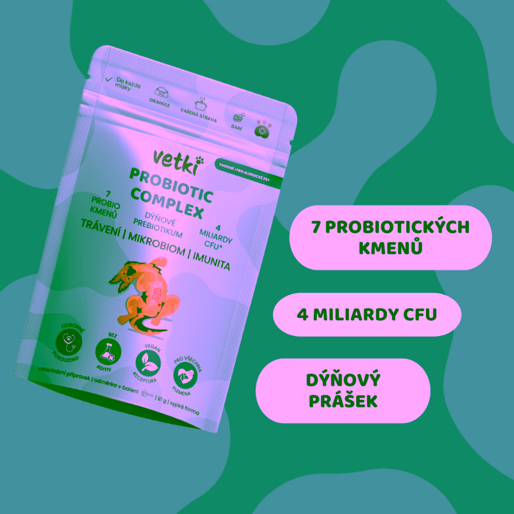Vetki Probiotic Complex Komplex probiotika a přírodní prebiotika
